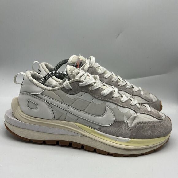 Sacai x Nike Vapor Waffle Sail Gum Mens Size 9.5 DD1875 100 Running Sneakers - Picture 1 of 13